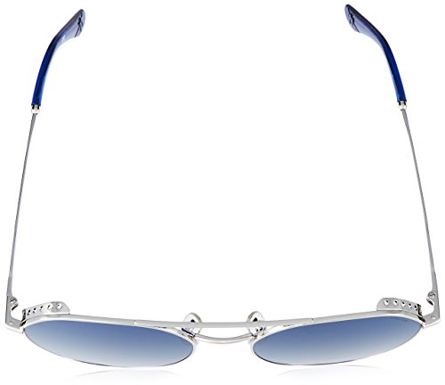 Police HIGHWAY TWO 5 Gafas de sol, Gris (Shiny Palladium/Blue), 55.0 para Hombre