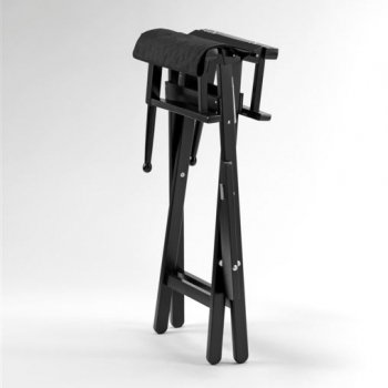 Polironeshop Deva - Silla de aluminio plegable para maquillaje