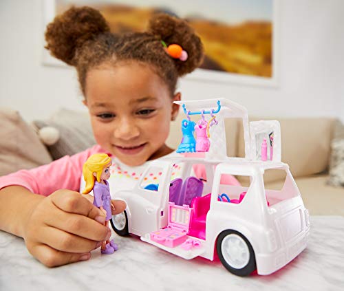 Polly Pocket Superlimusina de Polly, Juguetes coche de muñecas, +4 años (GDM19)