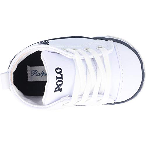 Polo Ralph Lauren Hamptyn Hi Layette Blanco/Azul (White/Navy) Tumbled 19 EU