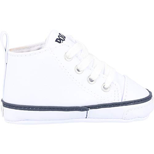 Polo Ralph Lauren Hamptyn Hi Layette Blanco/Azul (White/Navy) Tumbled 19 EU