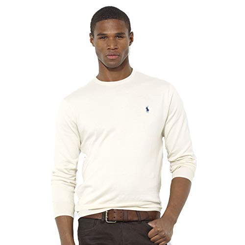 Polo Ralph Lauren Jersey de algodón C-Neck (XXL, Old White)