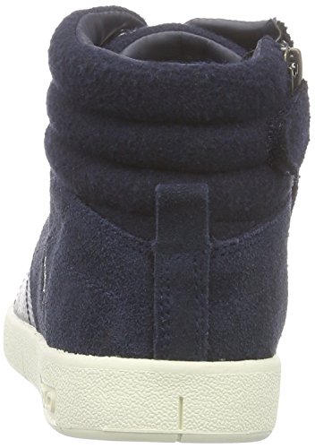 Polo Ralph Lauren Talcott hi Zip, Zapatillas Altas Niños^Niñas, Azul-Blau (Navy Suede/Smooth), 29 EU