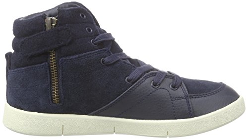 Polo Ralph Lauren Talcott hi Zip, Zapatillas Altas Niños^Niñas, Azul-Blau (Navy Suede/Smooth), 29 EU