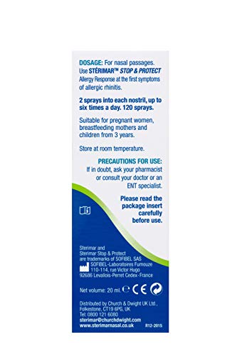Pompe stop & protect nez allergique 20 ml