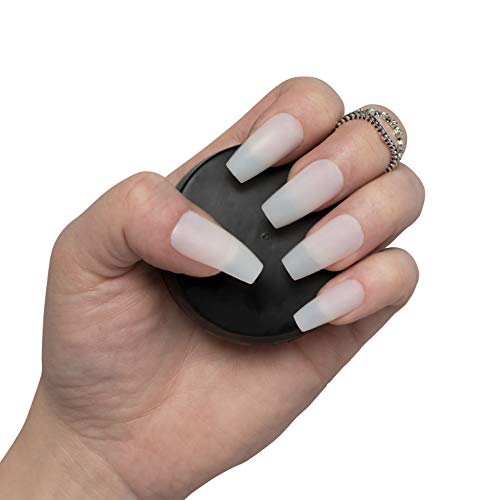 Por Vixi 120 piezas Uñas Caja/Bailarina 12 tamaños - Mediano Opaco Cubrir completo Uñas postizas - con PEGAMENTO GRATIS Y ARCHIVO DE PREPARACIÓN