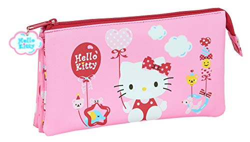 Portatodo Triple de Hello Kitty Balloon, 220x30x120mm