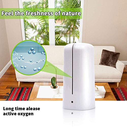 Powcan Ozono Refrigerador Purificador Refrigerador Esterilizador Desodorante Mini Absorbente de Olor Eliminador de Olor Purificador de Aire para Congelador, Gabinete de Zapatos, Armario