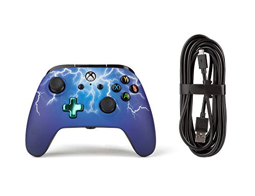 PowerA - Mando Xbox one/Pc con cable Araña Relampago (Xbox One)