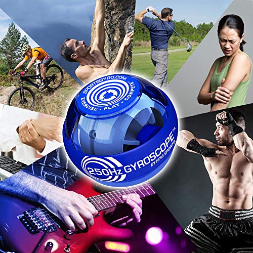 Powerball 250 Hz Bola Giroscópica de Ejercicio - Refuerza el Agarre y Alivia el Dolor de Brazos y del Muñeca (Classic)
