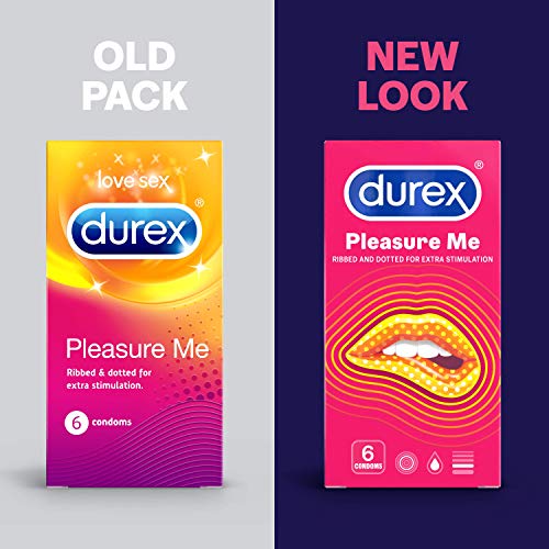 Preservativos Durex Pleasure Me, estriados y punteados