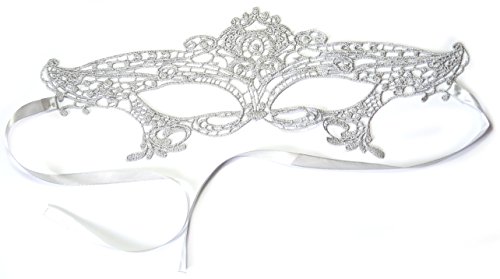 PRESKIN – Set de 2 máscaras de encaje para el Carnaval de Venecia, la seducción de encaje para el carnaval, máscaras atractivas para disfraz y Fiesta, Shades of Grey