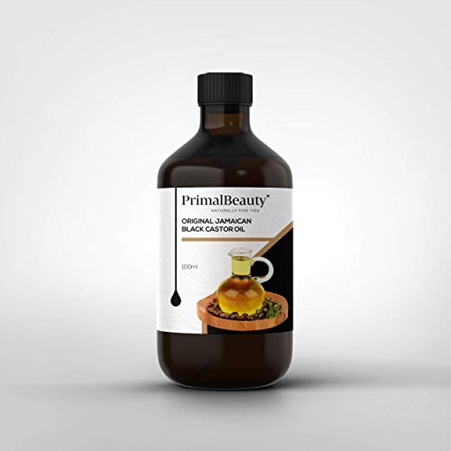 Primal Beauty - Aceite de ricino jamaiquino, color negro