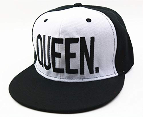 Primavera y otoño Queen King and Queen Mujer Bordada Pareja Hip Hop Sombrero