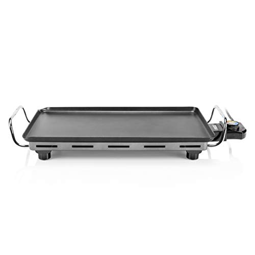 Princess 102300 Plancha Table Chef Pro, alta calidad, resultados profesionales, 2000 W, Negro