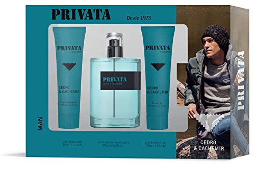 Privata Cedro & Cachemir Man EdT 75ml/ Gel Baño 75ml/ After Shave 75ml