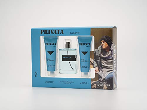 Privata Cedro & Cachemir Man EdT 75ml/ Gel Baño 75ml/ After Shave 75ml