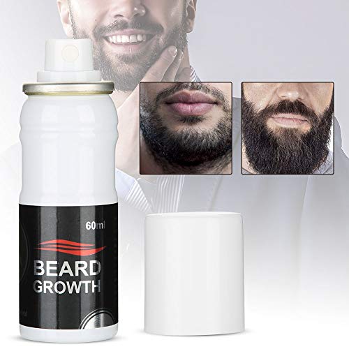 Productos Para el Crecimiento de la Barba Beard Oil 60ml Crema para el Crecimiento de la Barba de los Hombres Crecimiento Natural del vello Facial Crecimiento del vello Facial