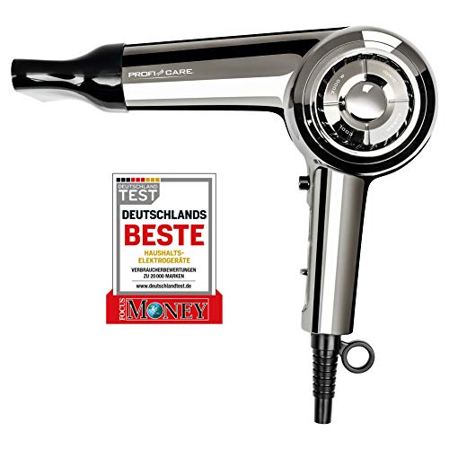 Proficare PC-HT 3033 Htd3033 Secador Pelo Iã³Nico Cromado, 2000 W, Chrome