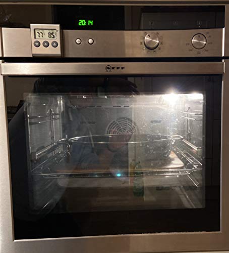 Projects Kitchen' - Termómetro para carne (uso universal, pantalla digital, temporizador, función atril e imán, sonda de temperatura, incluye pilas)