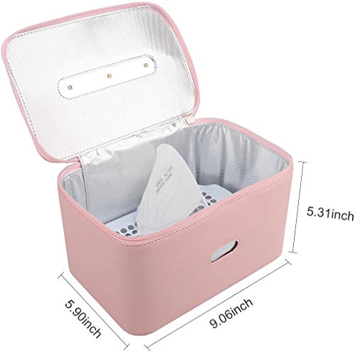 Prolific Earth | Caja esterilizadora de luz UV – Desinfecta plástico, máscaras, textiles, herramientas de maquillaje, teléfono celular con varita de luz desinfectante UV-C