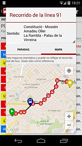 Próximo bus Barcelona