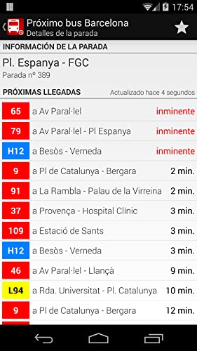 Próximo bus Barcelona