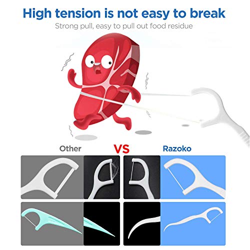 Púas dentales de hilo dental, 250 unidades, con estuches portátiles y 100 palillos de dientes interdentales, perfectos para la familia, hotel, viajes