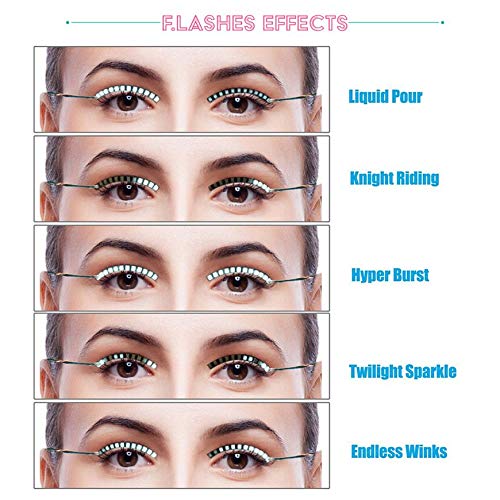 Pudincoco Magic LED Lashes Impermeable Luminoso Pestañas Falsas Pestañas Falsas para Cosplay Fiesta de Boda de Disfraces de Halloween (naranja)