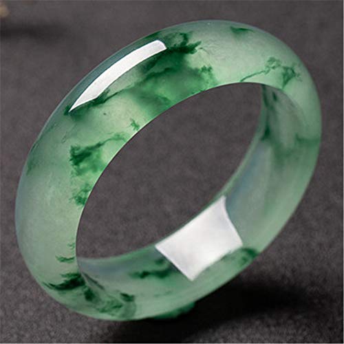 Pulsera Brazalete ajorca Jade Joya Piedra Natural Bangle Mujer Verde Talla 53-64mm,54mm