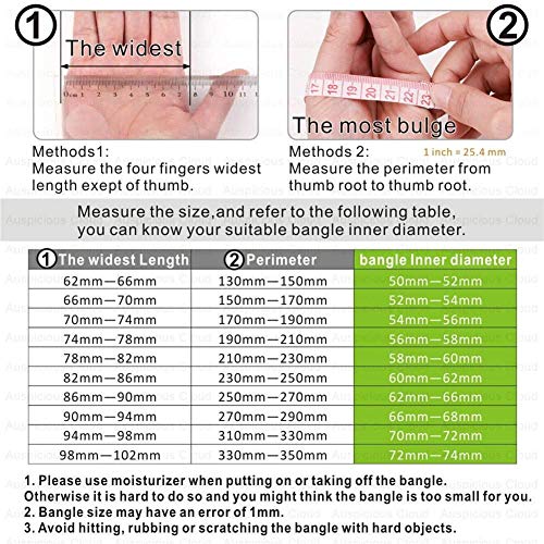 Pulsera Brazalete ajorca Jade Joya Piedra Natural Bangle Mujer Verde Talla 53-64mm,54mm