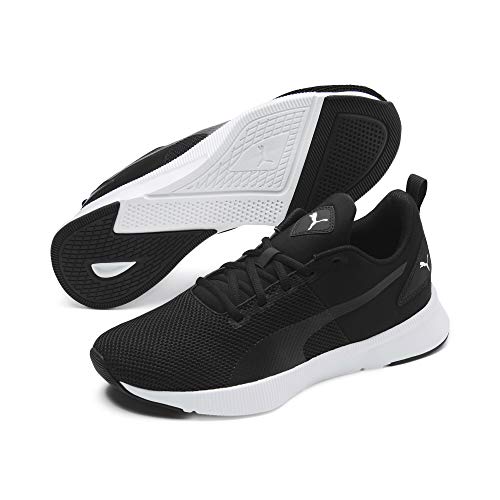 PUMA Flyer Runner, Zapatillas para Correr de Carretera Unisex Adulto, Negro Black Black White, 42 EU