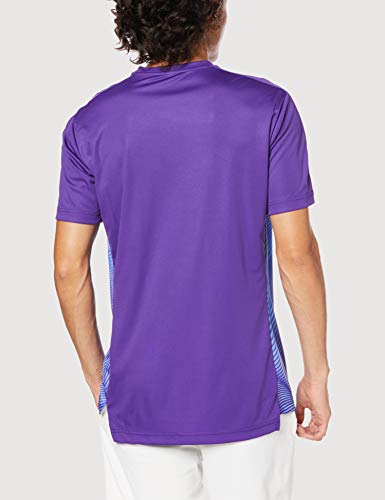 Puma Men's MCFC Stadium League Jersey Polo Shirt, Tillandsia Purple-Team Light Blue, M