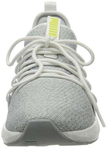 PUMA NRGY Neko Knit WNS, Zapatillas de Running para Mujer, Blanco White Sunny Lime 26, 38 EU