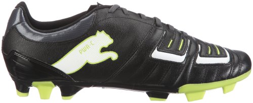 Puma Powercat 3.12 FG 102478, Herren Sportschuhe - Fußball, Schwarz (Black-Dark Shadow-White-Lime Punch 02), EU 44 (UK 9.5) (US 10.5)