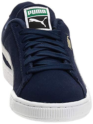 PUMA Suede Classic +, Zapatilla para Hombre, Azul Peacoat White, 42 EU