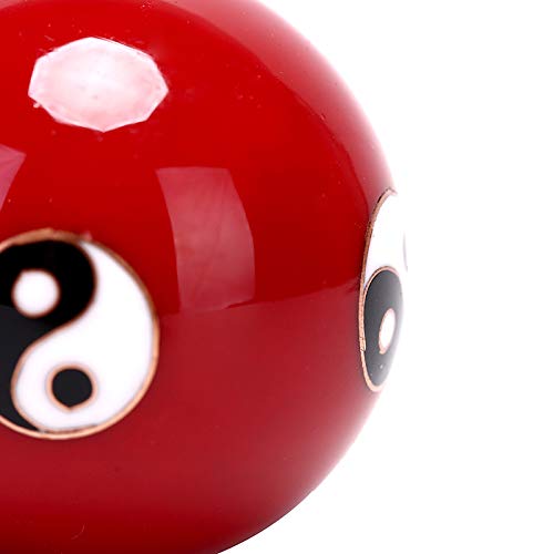 Puntales de Entrenamiento Chino Daily Health Dedo de la Mano Ejercicio del Alivio de tensión esferas Chinas de relajación Terapia de Yin Yang Balones Aptitud Bolas