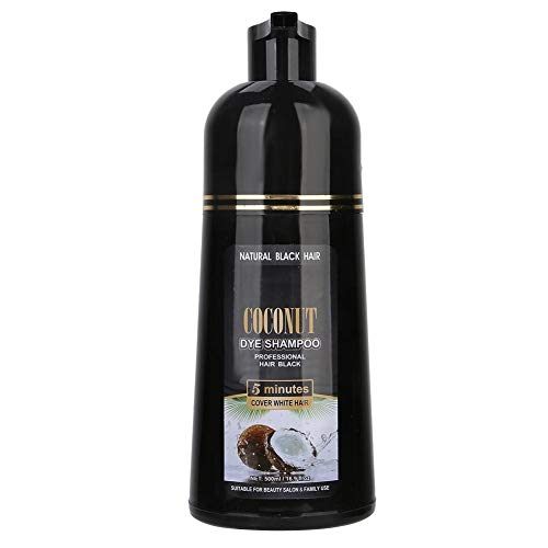 Pure Shampoo, 500ml Coconut Ginger Shampoo Fast Black Hair Hair Dye Coloring Champú nutritivo