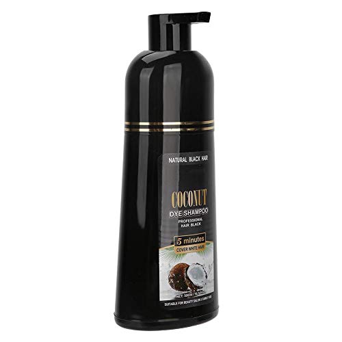 Pure Shampoo, 500ml Coconut Ginger Shampoo Fast Black Hair Hair Dye Coloring Champú nutritivo