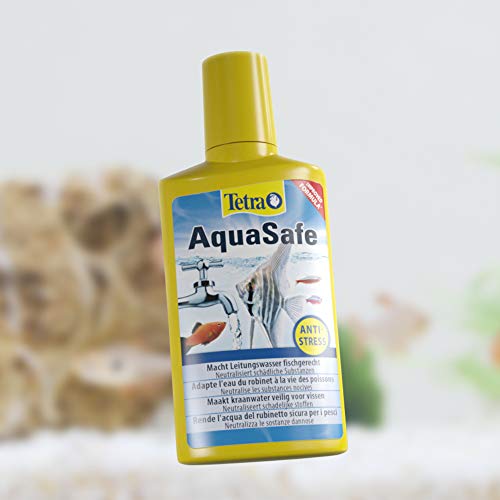 Purificador de agua AquaSafe de Tetra Aquasafe, para acuarios, neutraliza las sustancias del agua, diferentes tamaños