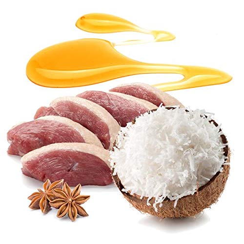 PUROMENU SU COMIDA NATURAL HECHA CON AMOR Galletas para Perros sin Cereales (375g) | 100% Naturales y Artesanales | de Pato, Patata, Miel y Coco | 3 cajitas de 125g