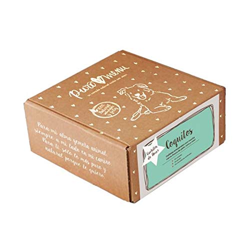 PUROMENU SU COMIDA NATURAL HECHA CON AMOR Galletas para Perros sin Cereales (375g) | 100% Naturales y Artesanales | de Pato, Patata, Miel y Coco | 3 cajitas de 125g