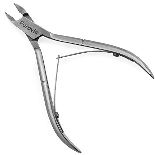Purovi® Cortacutículas | Corte Preciso | Material Cosmético Profesional | Acero Inoxidable