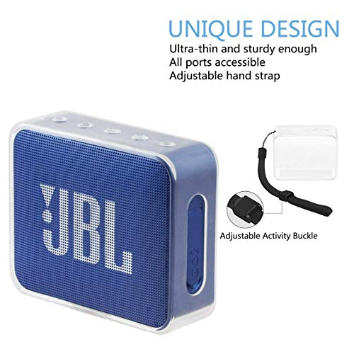 Pushingbest Estuche para JBL Go 2, 2 Casos con Eva y TPU para su Altavoz Bluetooth JBL Go 2