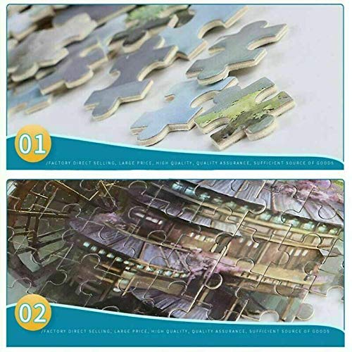 puzzle 1000 piezas adultos Escena de una calle de París Madera Regalos educativos de bricolaje para niños póster