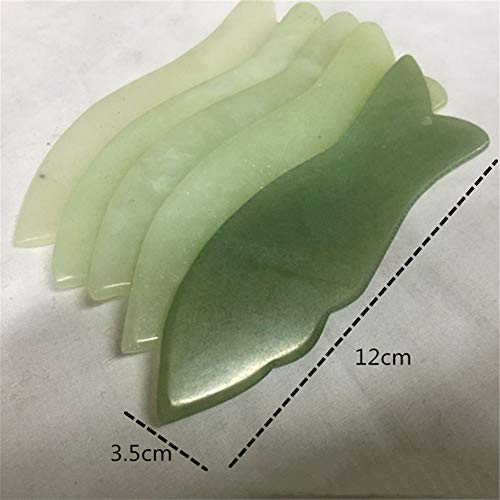 pzcvo Rodillo De Jade Facial Masaje Roller Facial Herramienta de Masaje Gua Sha Cara Rodillo masajeador Facial de Masajeador de