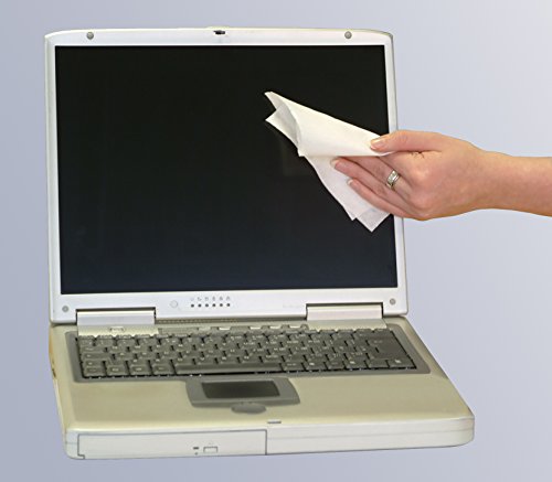 Q-Connect - Toallitas limpiadoras para teclado y pantalla (100 unidades)