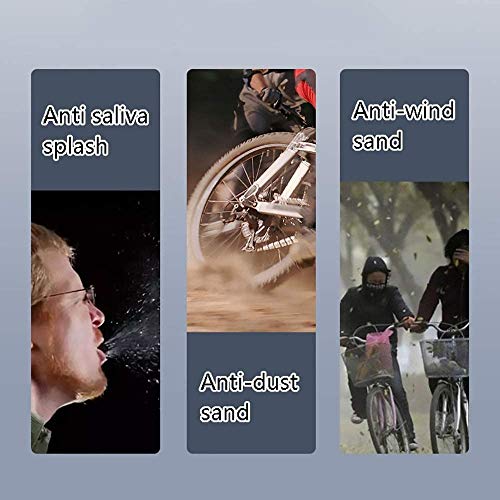 qisong Polvo de Arena Anti-Niebla Tapa Transparente de PVC Sombrero del Sol Plegable a Prueba de Viento Protección para los Ojos Cara Protector de Casquillo