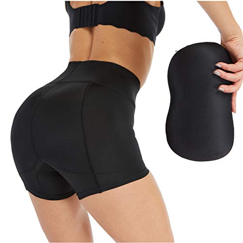 Queenral Bragas Faja Mujer Butt Lifter Hip Correctivo Cintura Alta Side Pads