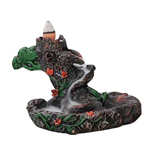 Quemador de incienso estufa de cerámica cascada cono de incienso titular de la decoración hogar artesanía quemador de incienso regalo reflujo incienso quemador de incienso quemador de incienso fuman C